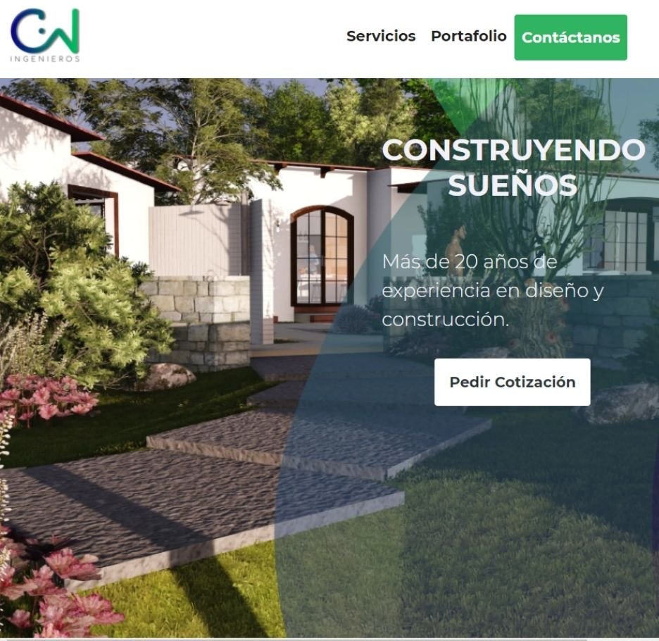 Diseño web para GW Ingenieros
